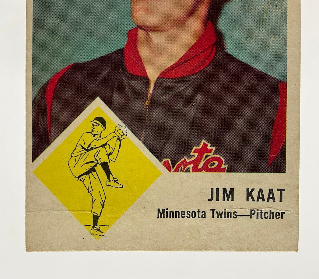 1796-jim-kaat-1963-fleer-22-minnesota-twins-vg-2-4.jpg Jim Kaat 1963 Fleer #22 Minnesota Twins VG #2