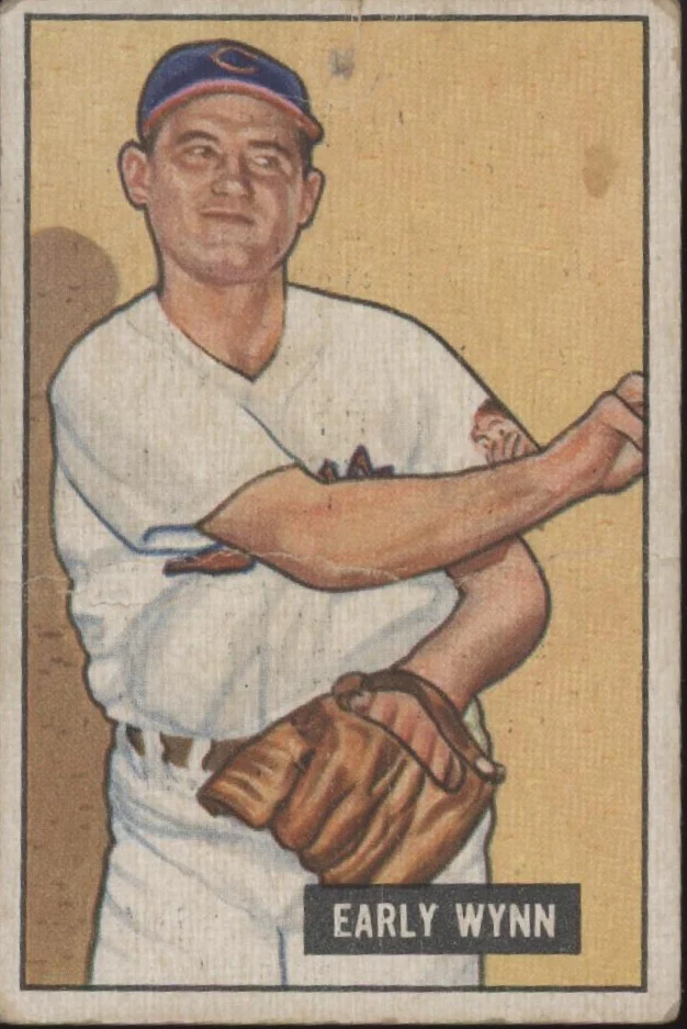 Early Wynn 1951 Bowman #78 Cleveland Indians GD