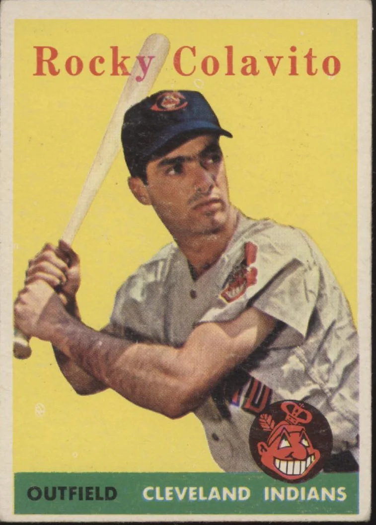 1819-rocky-colavito-1958-topps-368-cleveland-indians-vg-3-1.webp Rocky Colavito 1958 Topps #368 Cleveland Indians VG #3