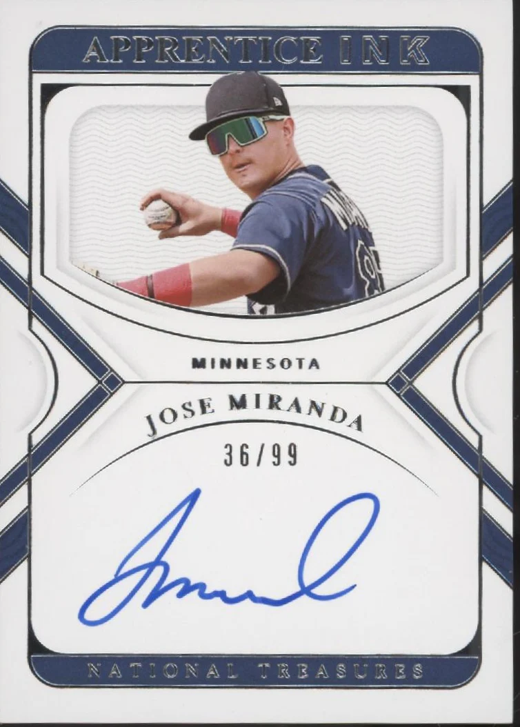 1842-jose-miranda-2022-panini-national-treasures-apprentice-ink-auto-39-99-ai-jm-1.webp Jose Miranda 2022 Panini National Treasures Apprentice Ink Auto 39/99 #AI-JM