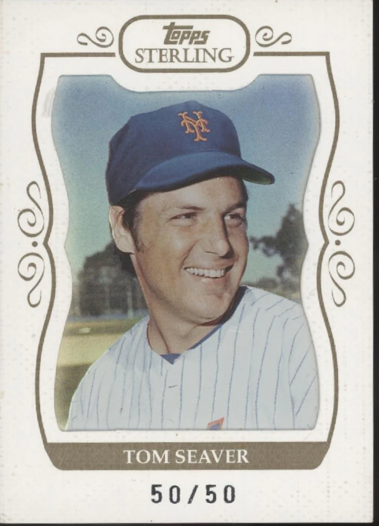 1849-tom-seaver-2008-topps-sterling-white-50-50-94-1.webp Tom Seaver 2008 Topps Sterling White 50/50 #94