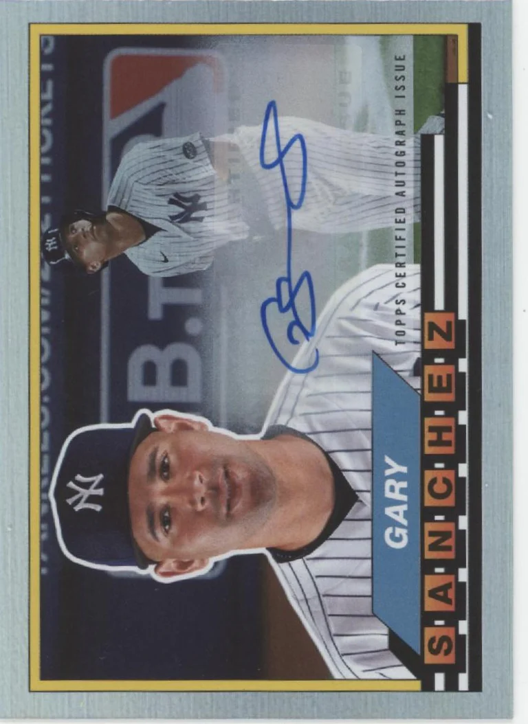 Gary Sanchez 2021 Topps Archives Holo Auto #89BF-31