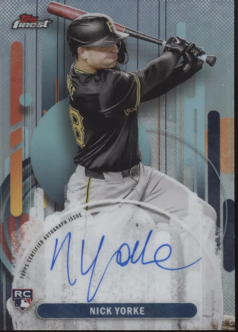 Nick Yorke 2025 Topps Finest Refractor RC Auto #FA-NY