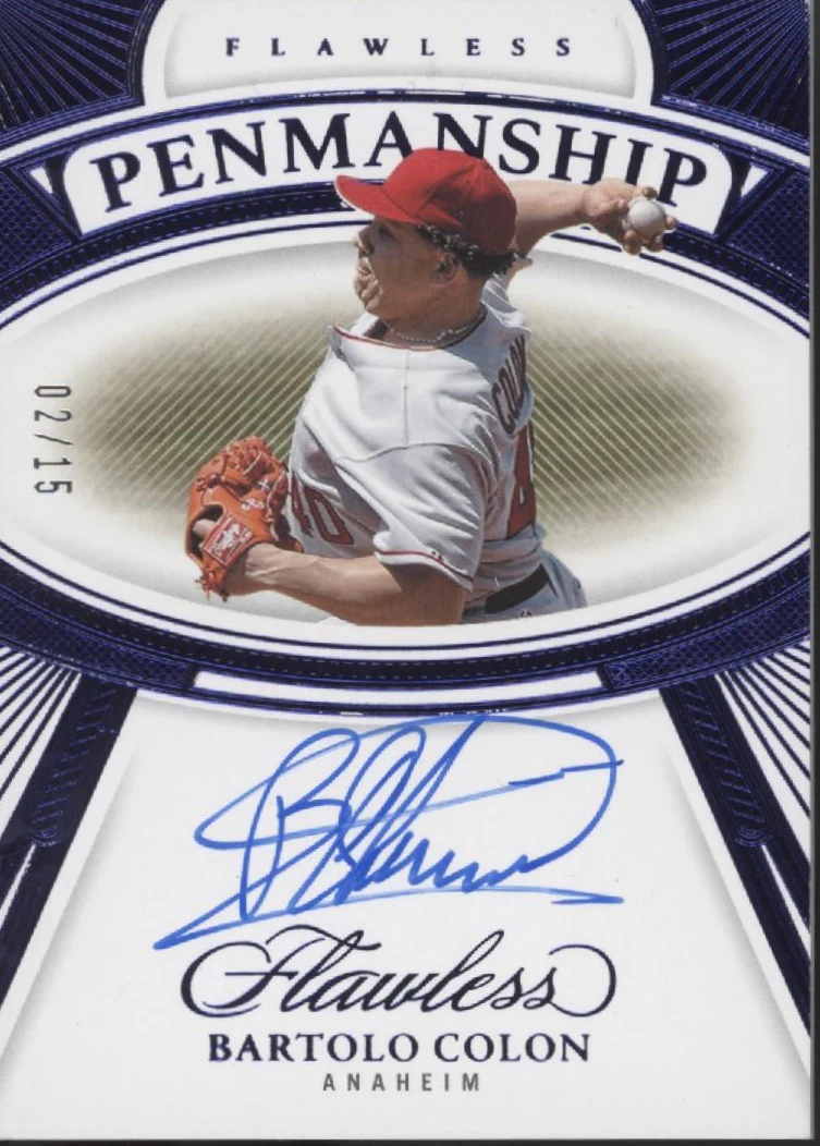 1918-bartolo-colon-2024-panini-flawless-penmanship-blue-auto-02-15-fp-bc-1.webp Bartolo Colon 2024 Panini Flawless Penmanship Blue Auto 02/15 #FP-BC
