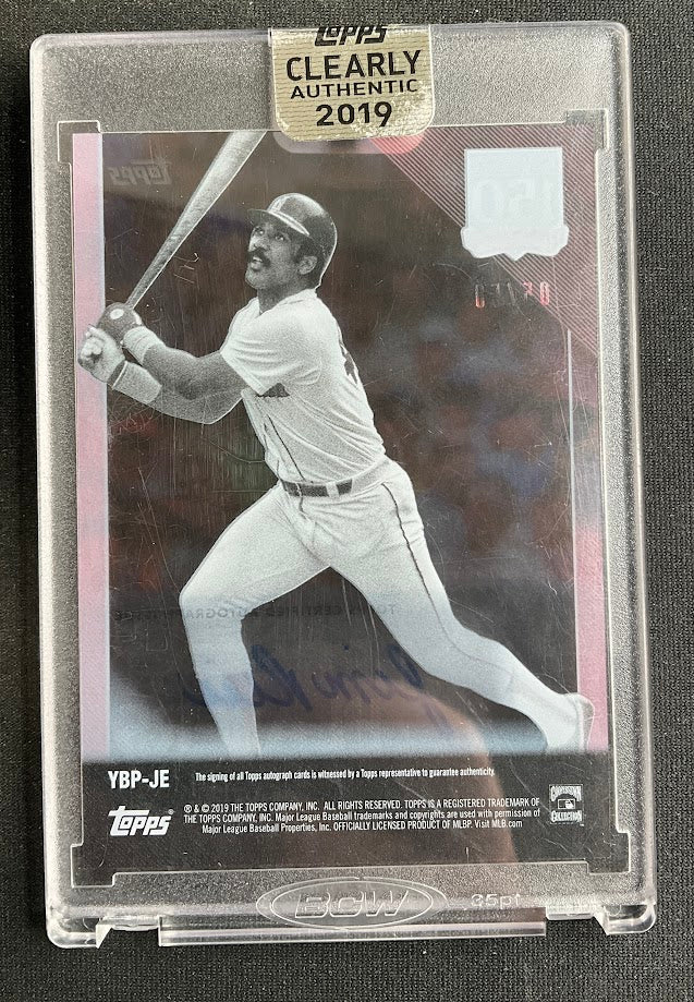 Jim Rice 2019 Topps Clearly Authentic 150 Years Red Auto 05/50 #YBP-JE