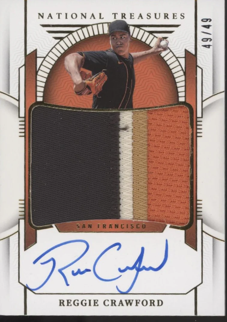 1942-reggie-crawford-2024-panini-national-treasures-swatch-auto-49-49-pms-rc-1.webp Reggie Crawford 2024 Panini National Treasures Swatch Auto 49/49 #PMS-RC