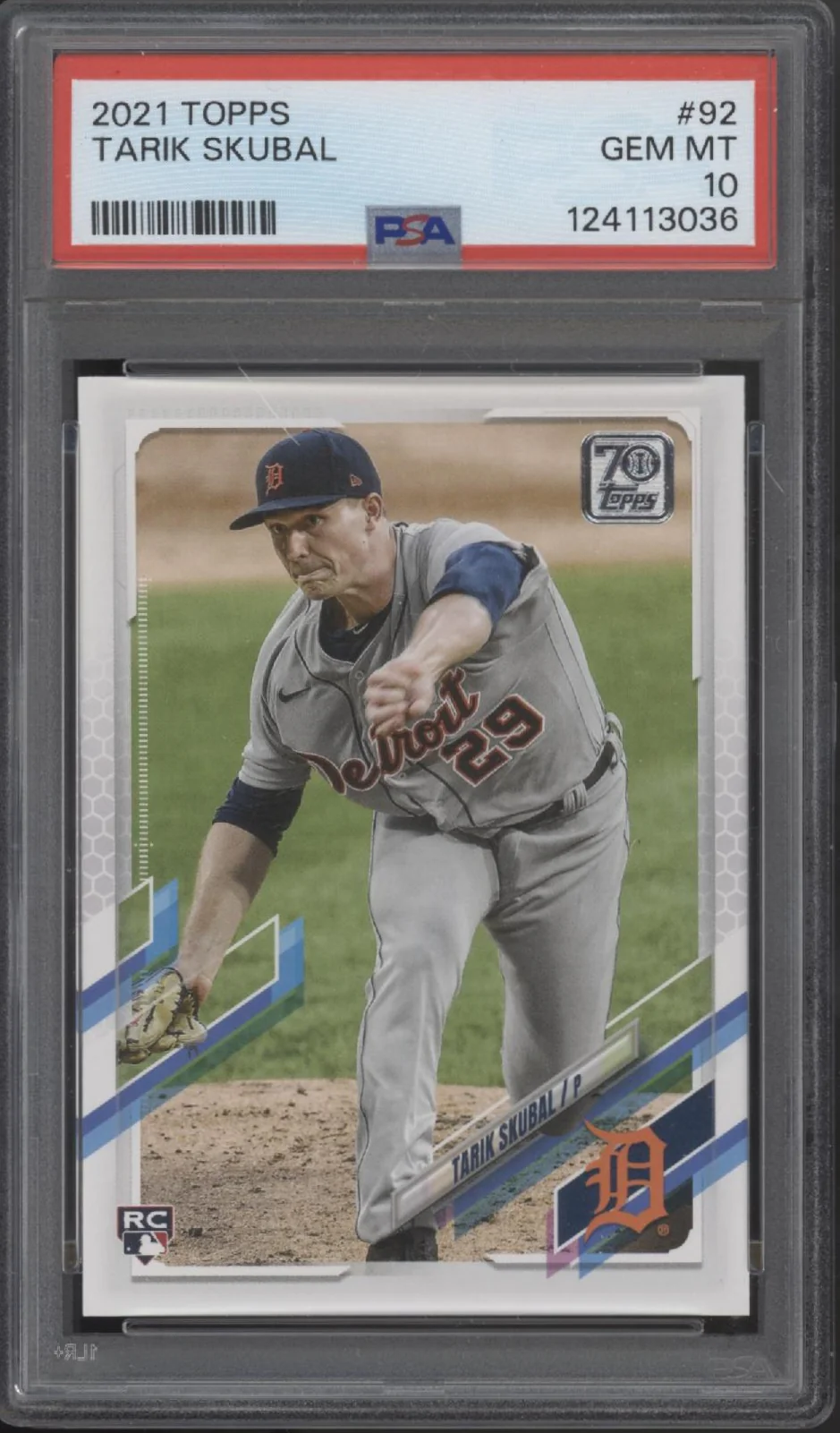 1948-tarik-skubal-2021-topps-series-1-rc-92-psa-10-2-1.webp Tarik Skubal 2021 Topps Series 1 RC #92 PSA 10 #2