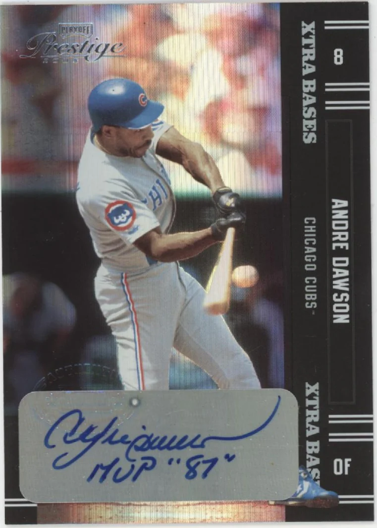 Andre Dawson 2005 Playoff Prestige Xtra Bases Auto 1/5 #198