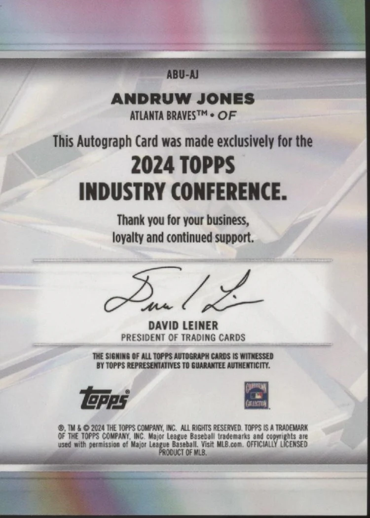 1976-andruw-jones-2024-topps-industry-conference-auto-abu-aj-2.webp Andruw Jones 2024 Topps Industry Conference Auto #ABU-AJ