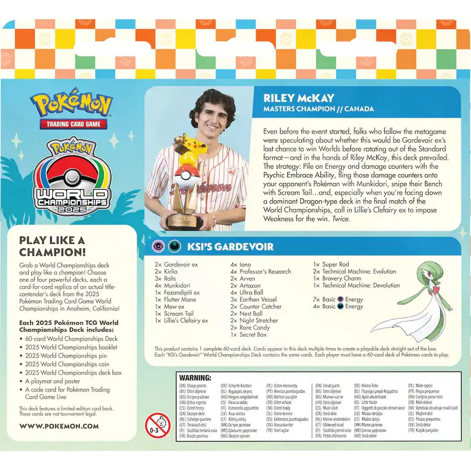 Pokemon: 2025 World Championship Decks (Set of Four)