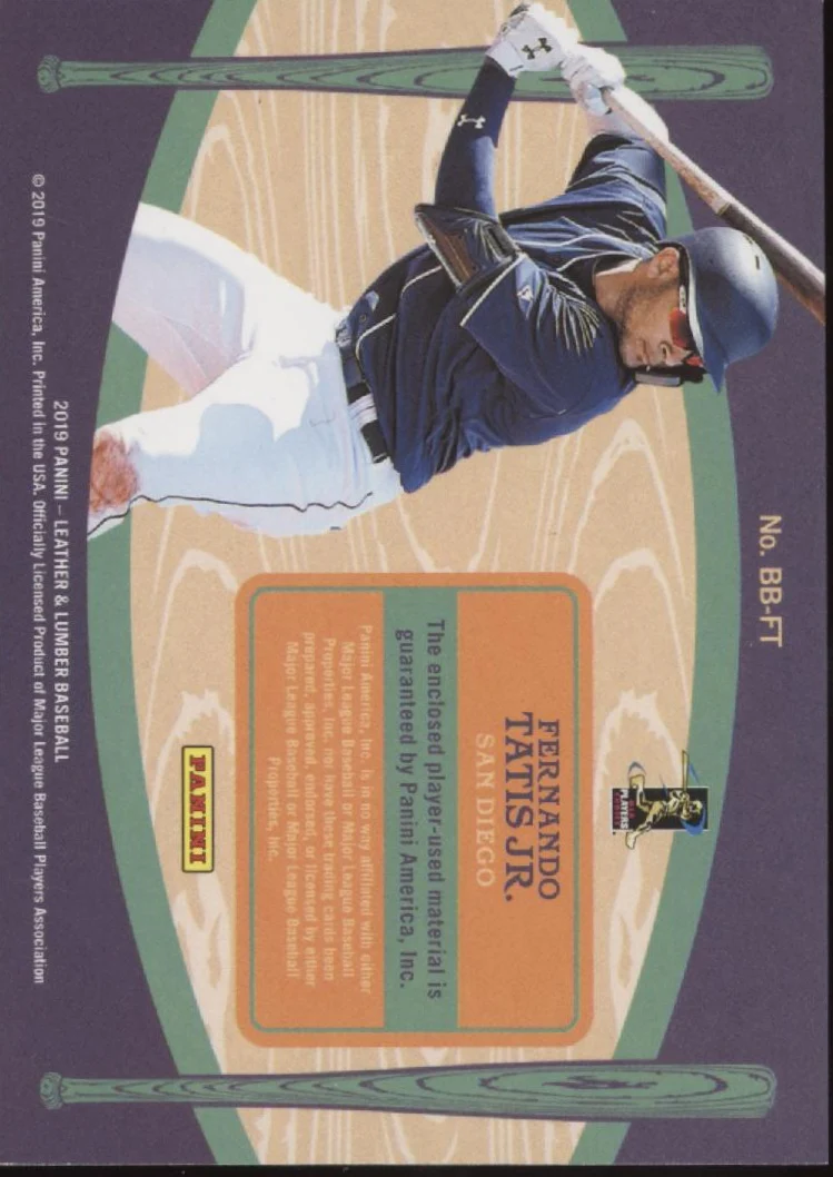 2020-fernando-tatis-jr.-2019-panini-leather-lumber-big-bats-relic-10-99-bb-ft-2.webp Fernando Tatis Jr. 2019 Panini Leather & Lumber Big Bats Relic 10/99 #BB-FT