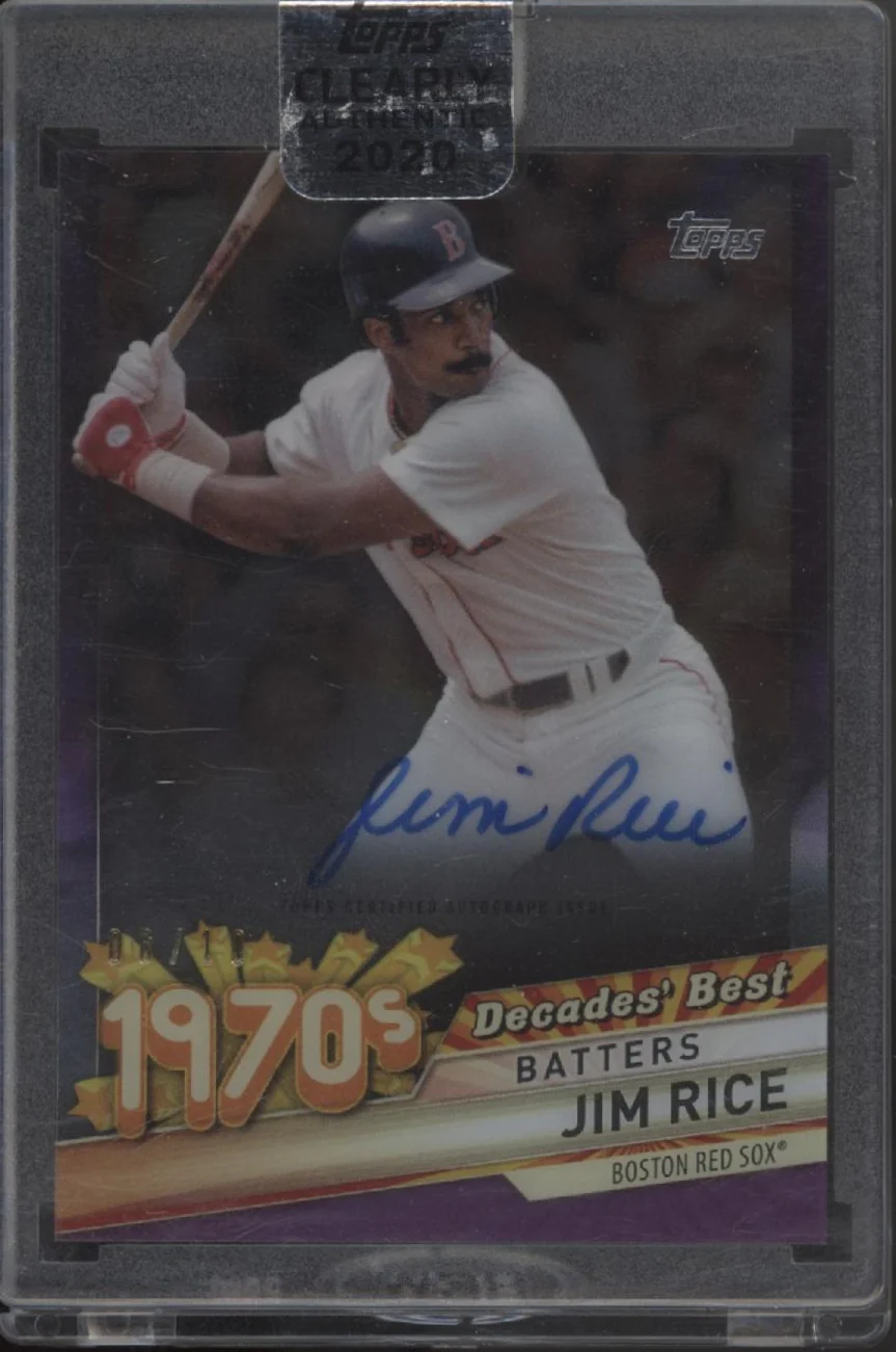 2044-jim-rice-2020-topps-clearly-authentic-70s-decades-best-purple-auto-06-10-1.webp Jim Rice 2020 Topps Clearly Authentic '70s Decades' Best Purple Auto 06/10