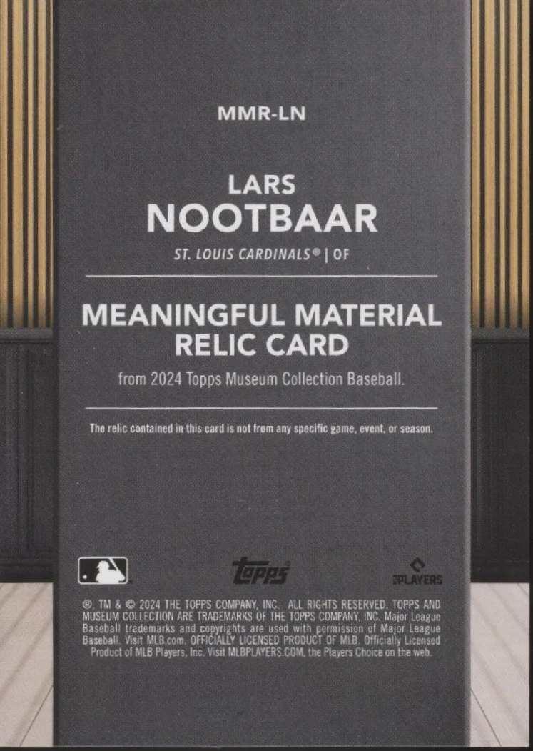 2065-lars-nootbaar-2024-topps-museum-collection-meaningful-material-blue-swatch-03-25-2.webp Lars Nootbaar 2024 Topps Museum Collection Meaningful Material Blue Swatch 03/25