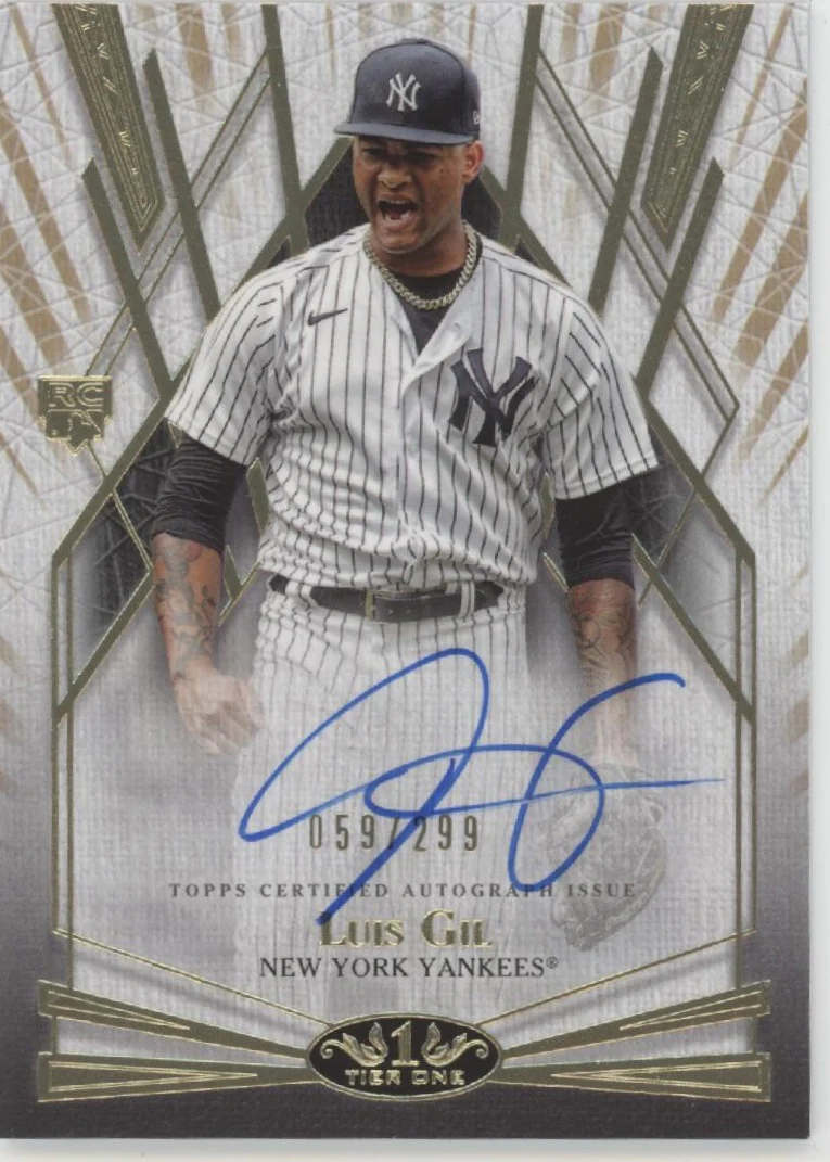 2069-luis-gil-2022-topps-tier-one-rc-auto-059-299-boa-lgl-1.webp Luis Gil 2022 Topps Tier One RC Auto 059/299 #BOA-LGL