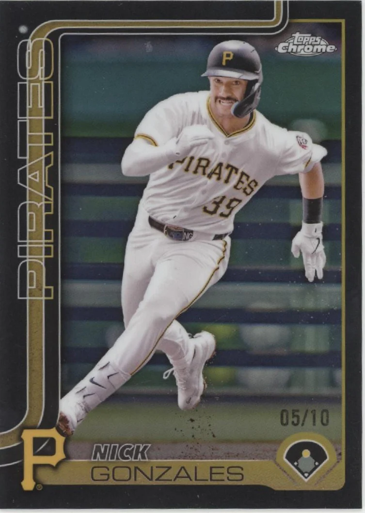 2079-nick-gonzales-2025-topps-chrome-black-refractor-05-10-222-1.webp Nick Gonzales 2025 Topps Chrome Black Refractor 05/10 #222