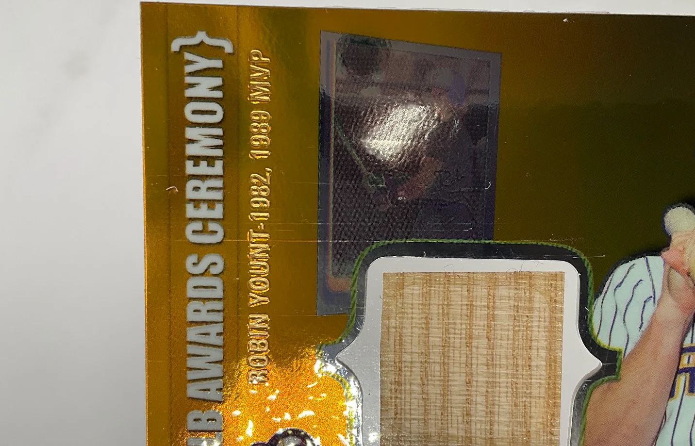 Robin Younts 2002 Topps Gold Label MLB Awards Ceremony Bat Relic #ACR-RY
