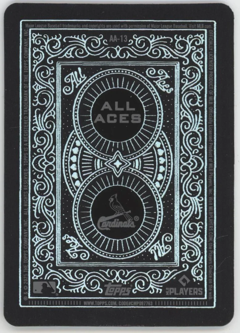 Sonny Gray 2025 Topps Series 1 All Aces Black #AA-13