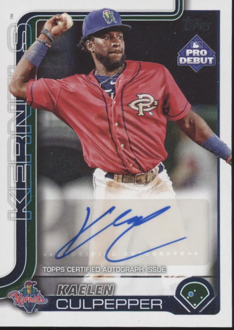 Kaelen Culpepper 2025 Topps Pro Debut Auto #PD-79