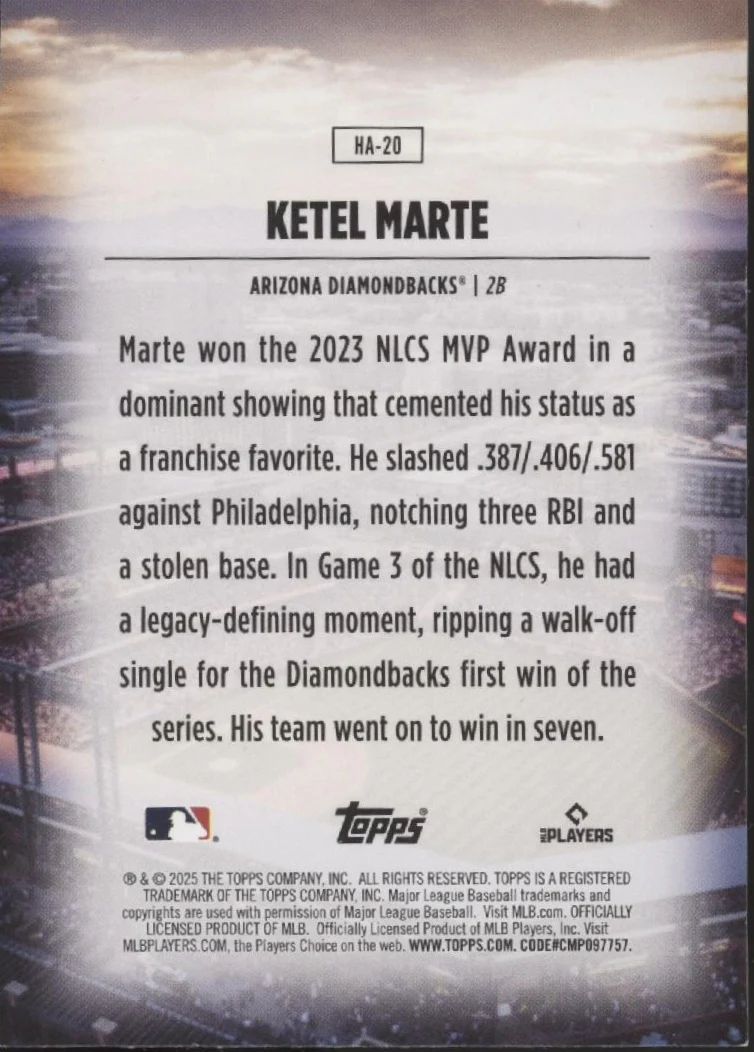 2133-ketel-marte-2025-topps-series-1-home-field-advantage-ha-20-2.webp Ketel Marte 2025 Topps Series 1 Home Field Advantage #HA-20