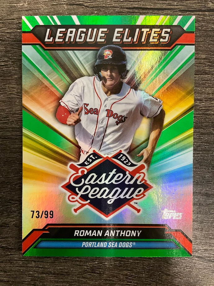 2134-roman-anthony-2025-topps-league-elites-green-73-99-le-1-1.webp Roman Anthony 2025 Topps League Elites Green 73/99 #LE-1