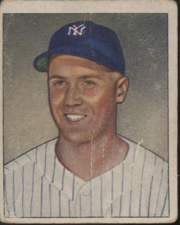 Bobby Brown 1950 Bowman #101 New York Yankees GD