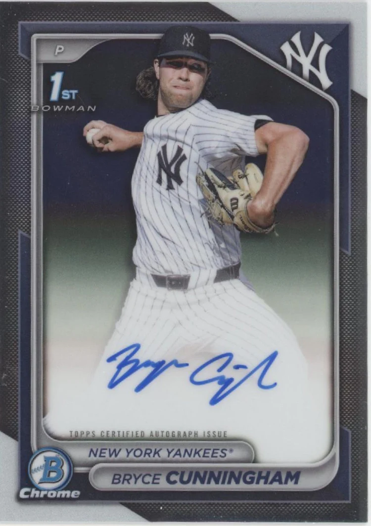 Bryce Cunningham 2024 Bowman Chrome Auto #CPA-BC