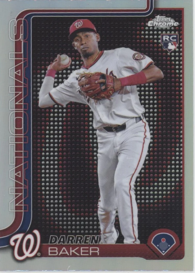 Darren Baker 2025 Topps Chrome Lightboard RC #231