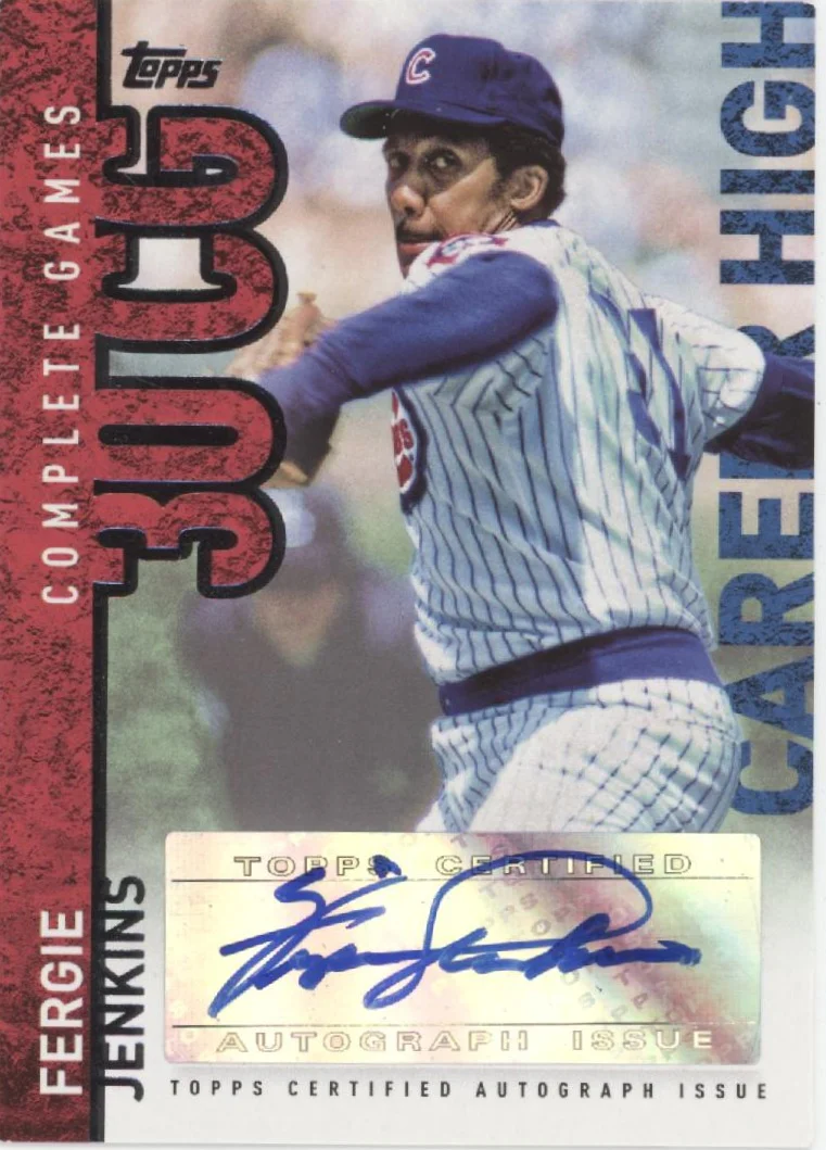 Fergie Jenkins 2015 Topps Career High Auto #CH-FJ