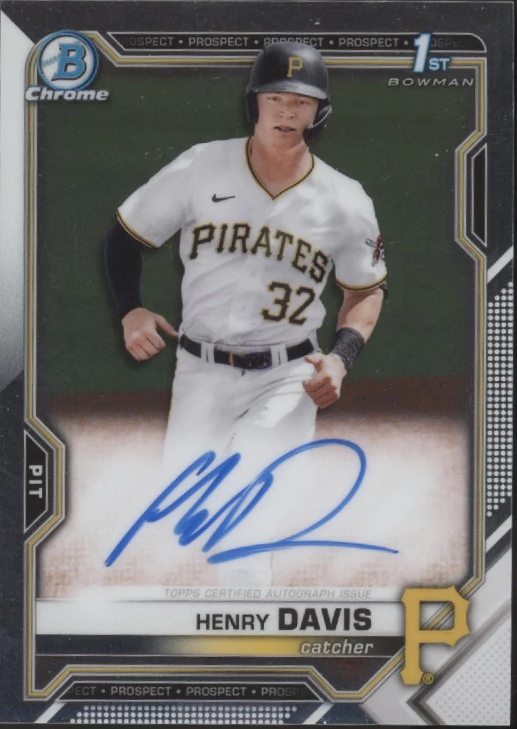 2208-henry-davis-2021-bowman-chrome-prospects-auto-cda-hd-1.webp Henry Davis 2021 Bowman Chrome Prospects Auto #CDA-HD