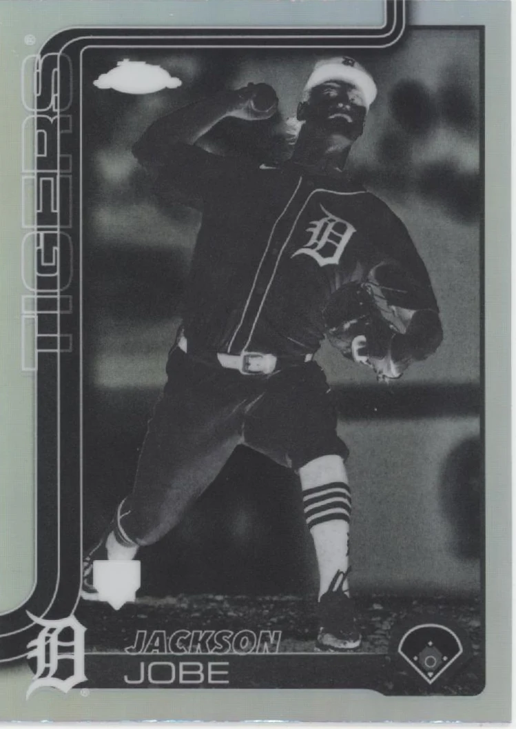 Jackson Jobe 2025 Topps Chrome Negative Refractor #249