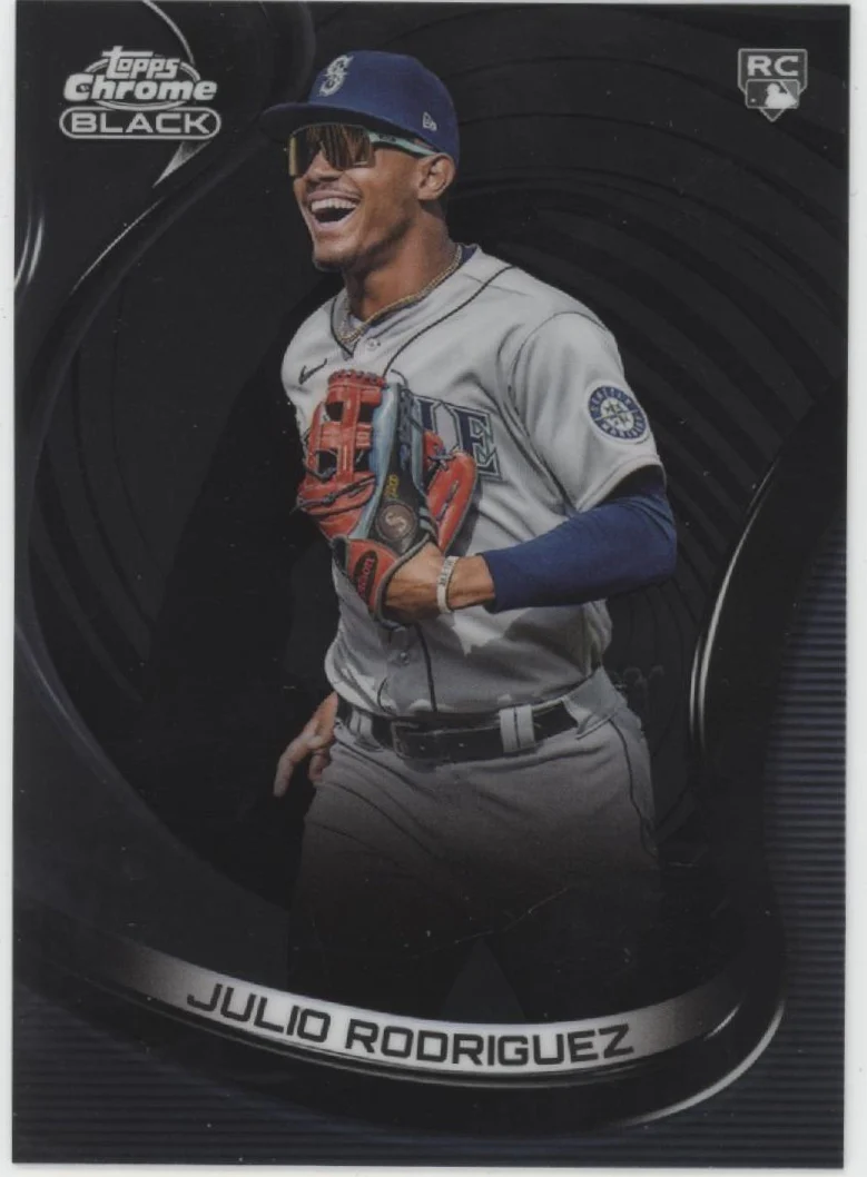 Julio Rodriguez 2022 Topps Chrome Black RC #10