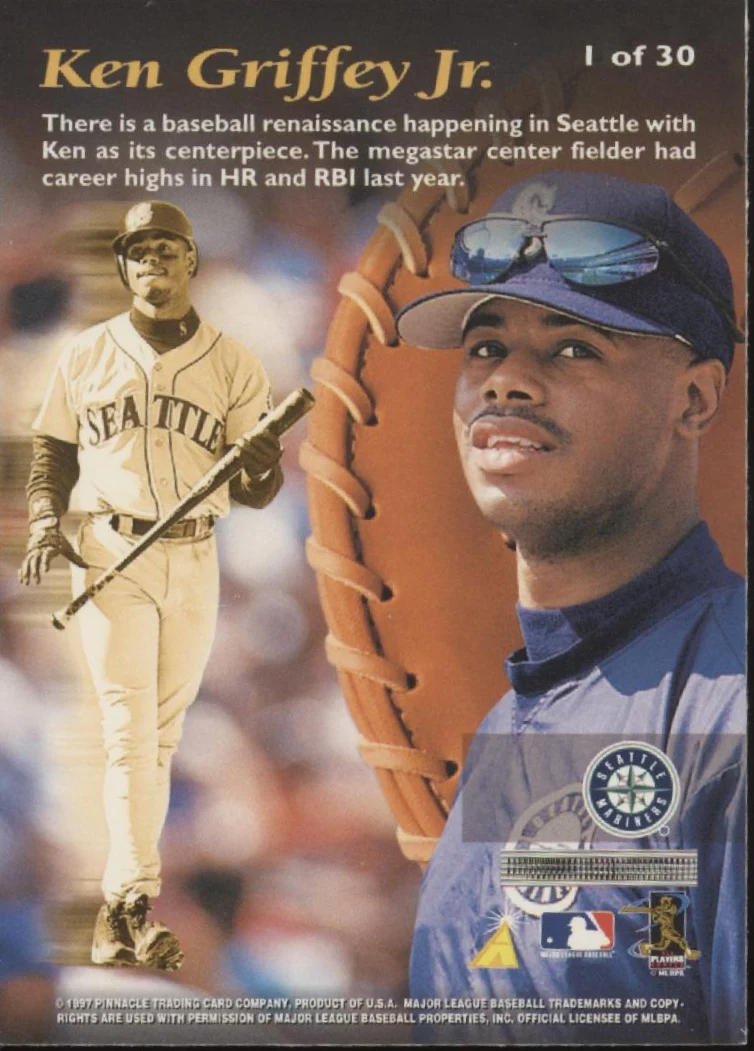 Ken Griffey Jr. 1997 Pinnacle Mint Collection #1