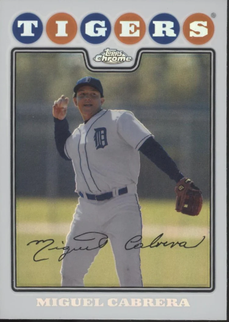 Miguel Cabrera 2008 Topps Chrome Refractor #5