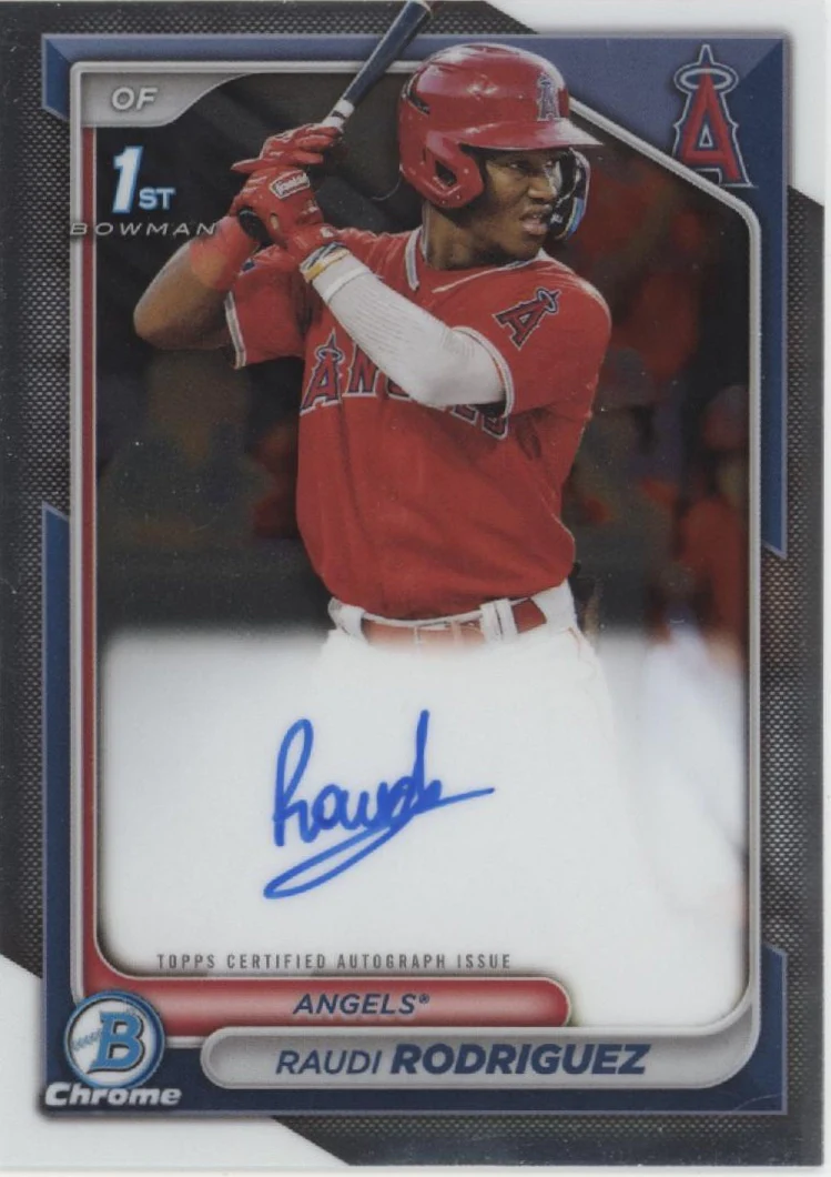 Raudi Rodriguez 2024 Bowman Chrome Auto #CPA-RR