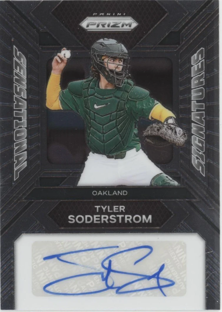 Tyler Soderstrom 2024 Panini Prizm Sensational Signatures Auto #SS-TS