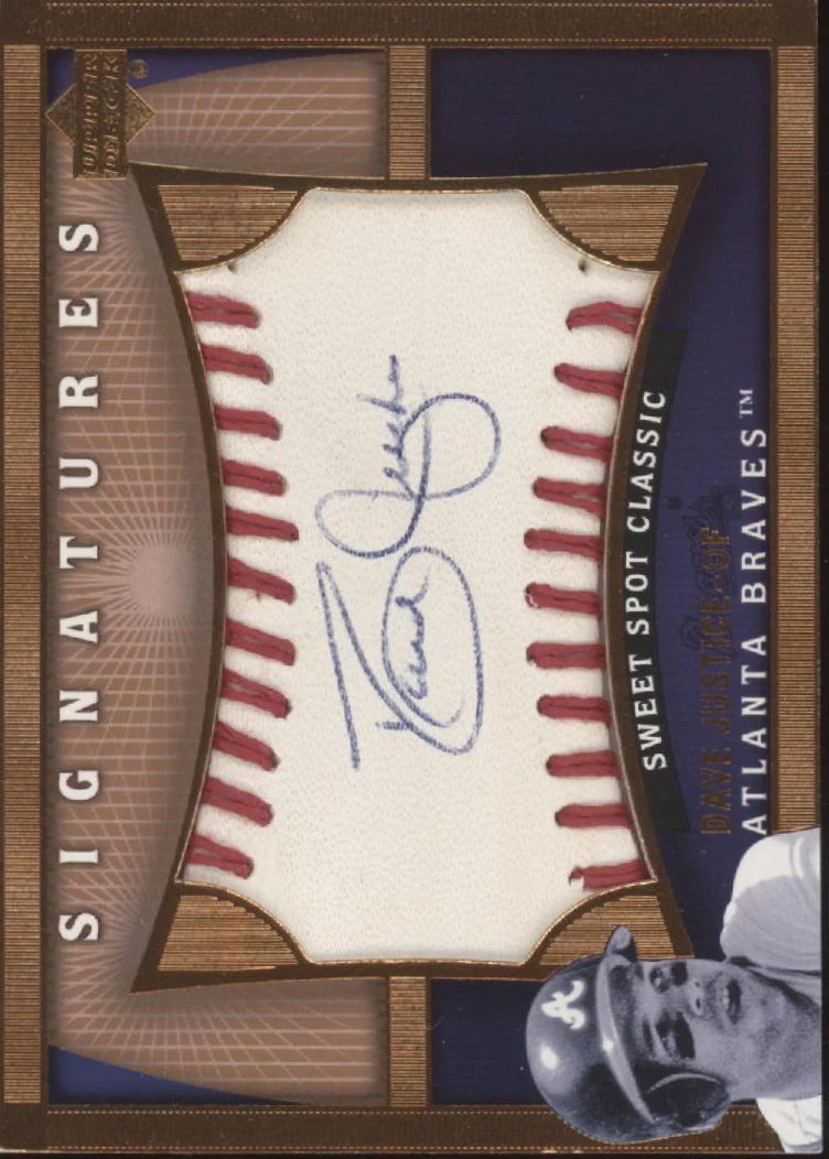 2314-dave-justice-2005-upper-deck-sweet-spot-classic-signatures-ball-relic-auto-dj-1.webp Dave Justice 2005 Upper Deck Sweet Spot Classic Signatures Ball Relic Auto #DJ