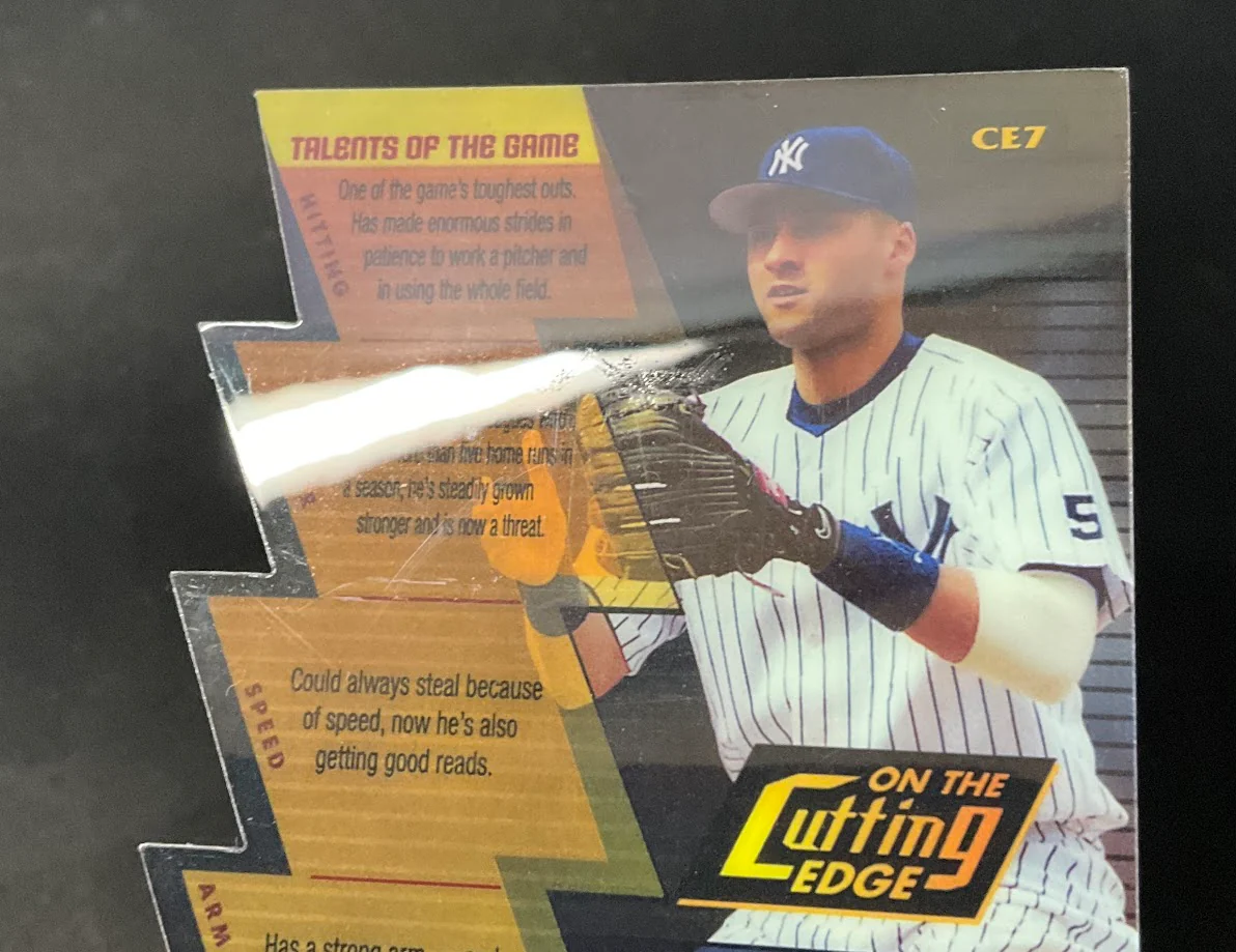 Derek Jeter 1999 Topps HD On the Cutting Edge Die-Cut #CE7