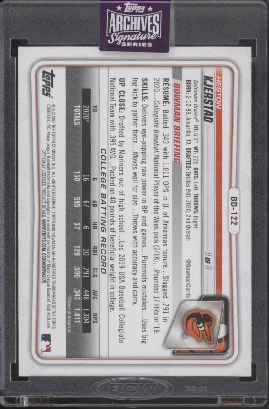 2348-heston-kjerstad-2025-topps-archives-signature-series-auto-47-90-bd-122-2.webp Heston Kjerstad 2025 Topps Archives Signature Series Auto 47/90 #BD-122