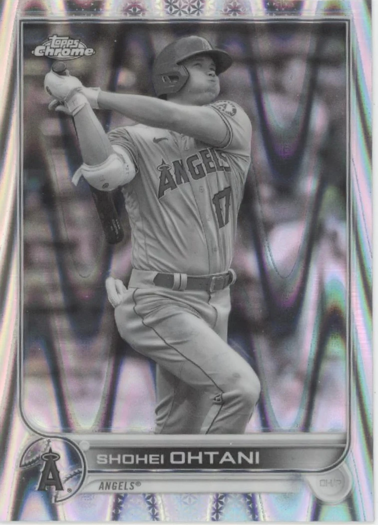 2361-shohei-ohtani-2022-topps-chrome-black-white-ray-wave-refractor-1-1.webp Shohei Ohtani 2022 Topps Chrome Black & White Ray Wave Refractor #1