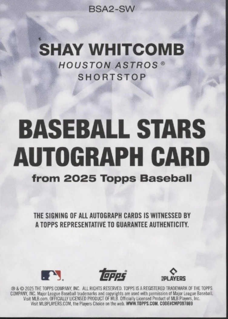 2414-shay-whitcomb-2025-topps-series-2-stars-red-rc-auto-1-5-bsa2-sw-2.webp Shay Whitcomb 2025 Topps Series 2 Stars Red RC Auto 1/5 #BSA2-SW