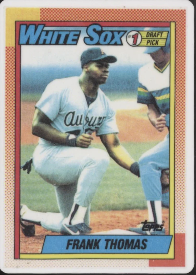 Frank Thomas 1990 Topps Draft Pick Porcelain Card #414