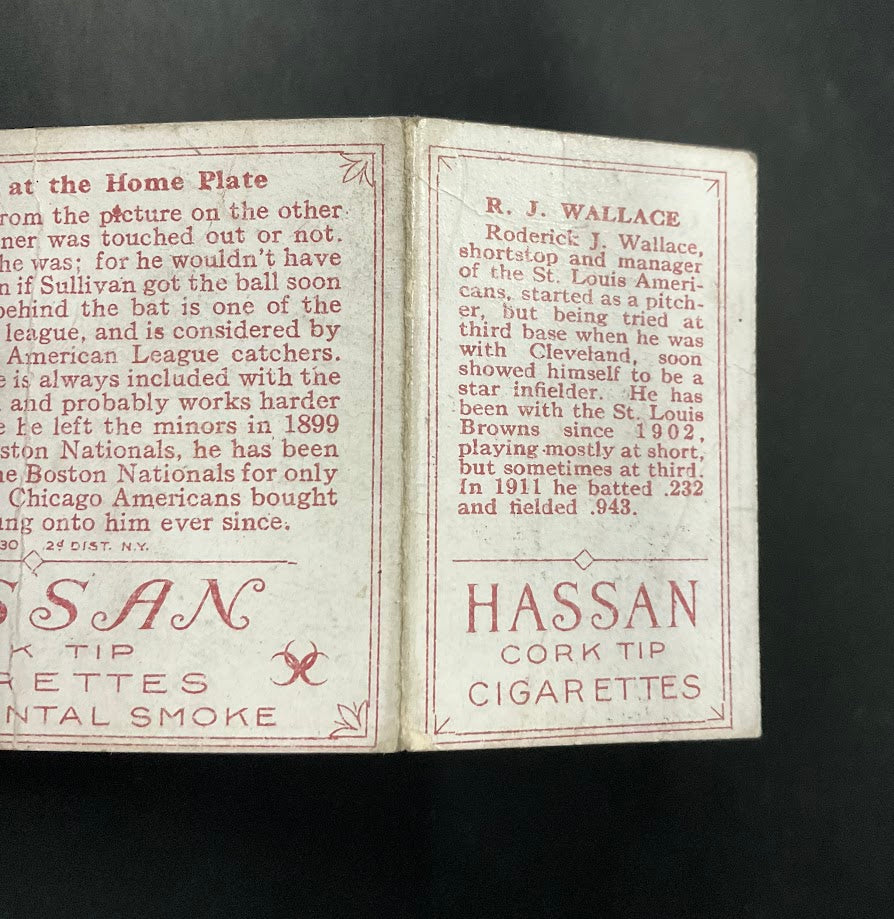 2431-frank-laporte-rj-wallace-1912-hassan-triple-fold-a-close-play-at-home-plate-pr-6.jpg Frank LaPorte RJ Wallace 1912 Hassan Triple Fold A Close Play at Home Plate PR