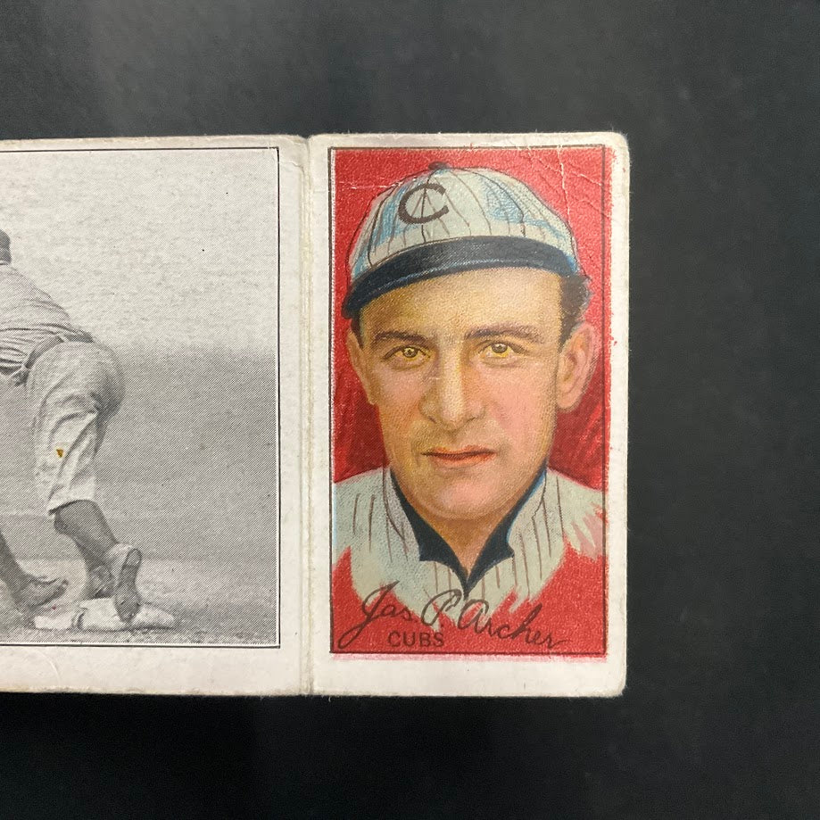 James Archer Harry McIntire 1912 Hassan Triple Fold Chance Beats Out a Hit PR