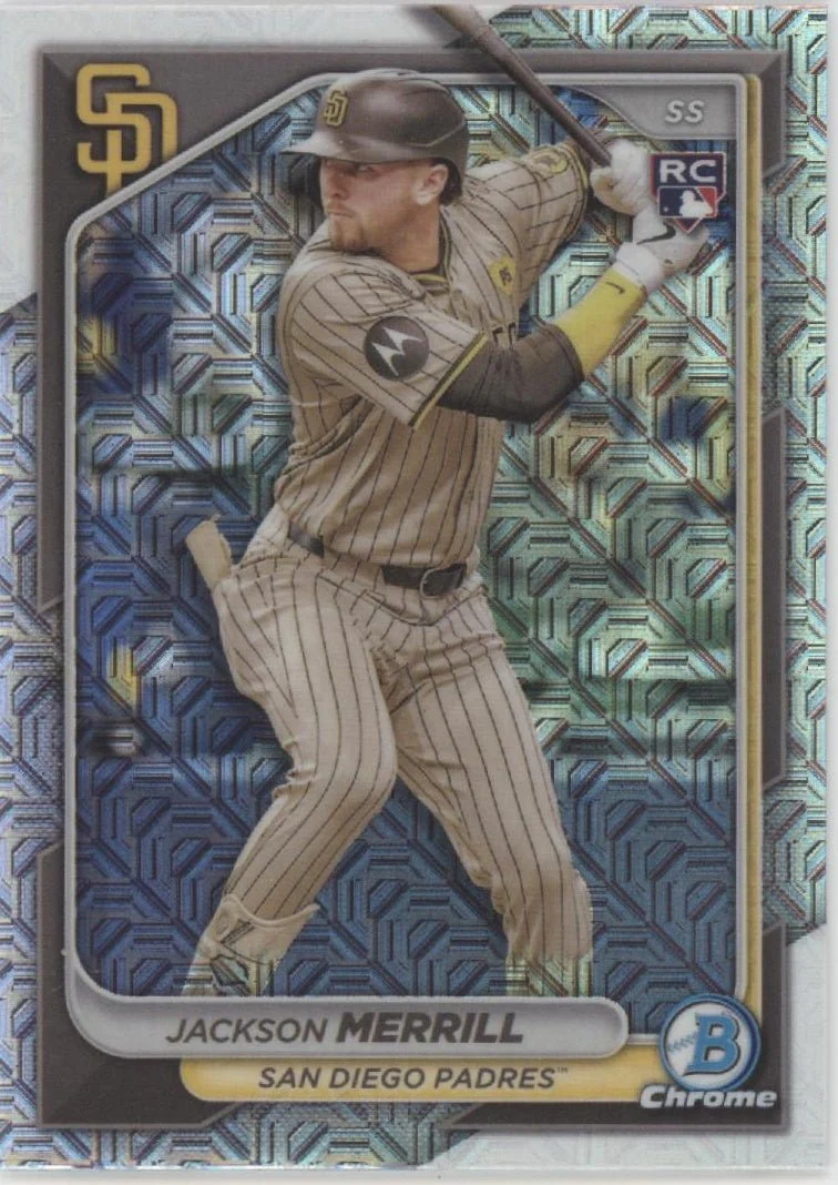 Jackson Merrill 2024 Bowman Chrome Mojo Refractor RC #27 #2