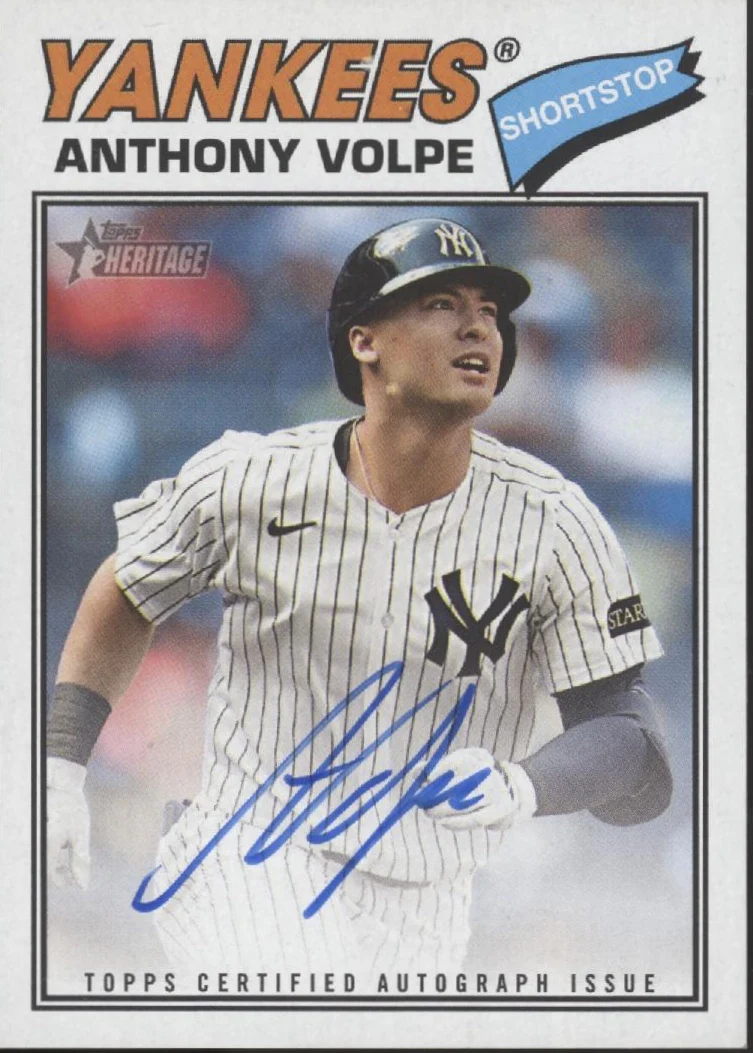 2454-anthony-volpe-2026-topps-heritage-auto-rga-av-1.webp Anthony Volpe 2026 Topps Heritage Auto #RGA-AV