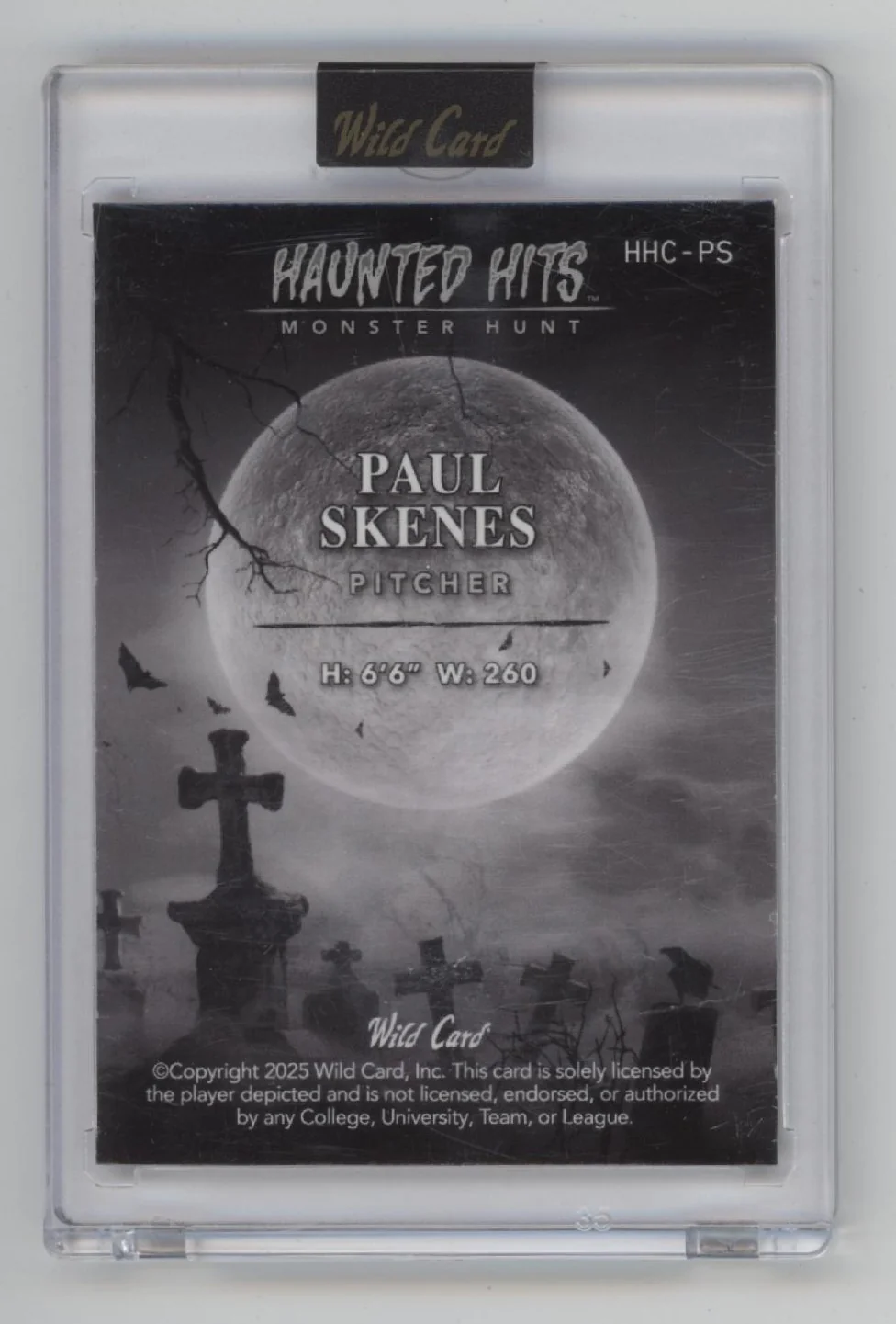 Paul Skenes 2025 Wild Card Haunted Hits 2/2 #HHC-PS