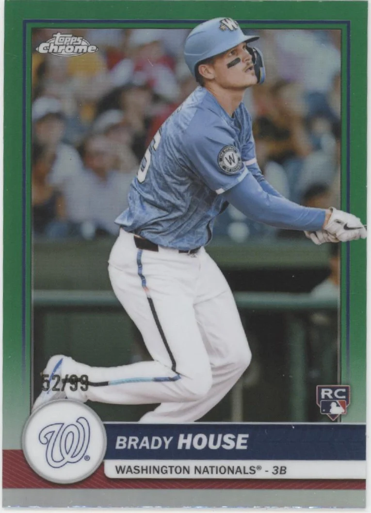 2466-brady-house-2026-topps-chrome-flagship-green-refractor-rc-52-99-34-1.webp Brady House 2026 Topps Chrome Flagship Green Refractor RC 52/99 #34