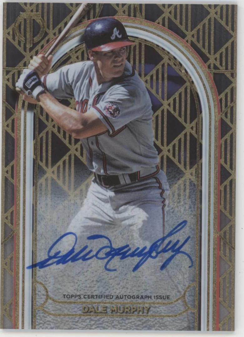 Dale Murphy 2024 Topps Tribute Auto 17/50 #IPA-DM