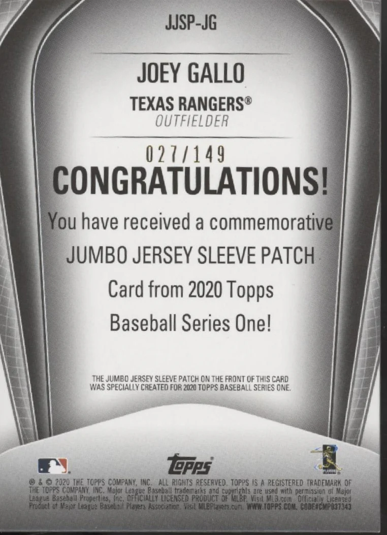 2494-joey-gallo-2020-topps-series-1-swatch-jjsp-jg-2.webp Joey Gallo 2020 Topps Series 1 Swatch #JJSP-JG