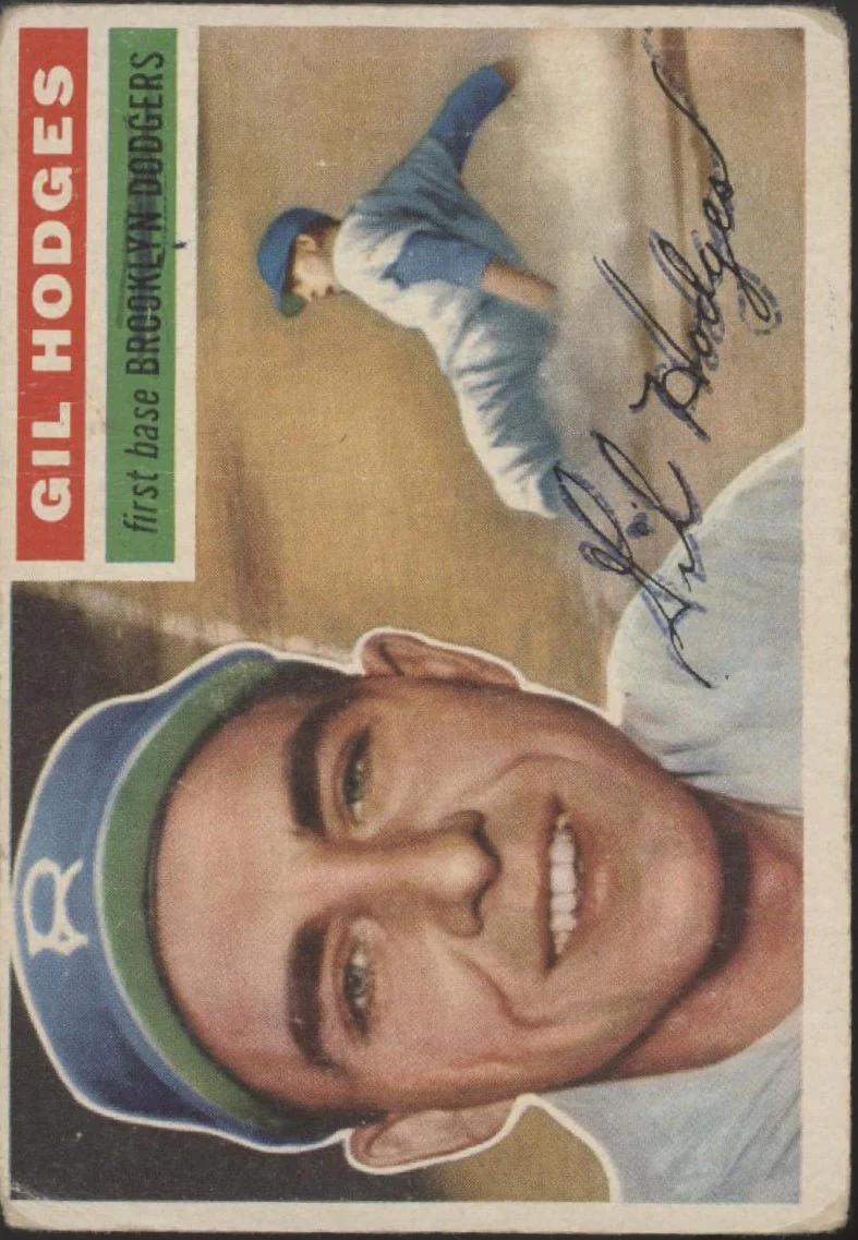 Gil Hodges 1956 Topps #145 Brooklyn Dodgers VG